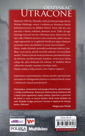 Odzyskać utracone - Katarzyna Kołczewska [KSIĄŻKA]