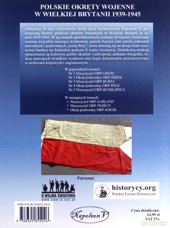Okręt podowodny ORP Jastrząb - Mariusz Borowiak [KSIĄŻKA]