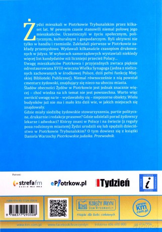 Piotrkowskie judaika. Przewodnik - Daniel Warzocha [KSIĄŻKA]