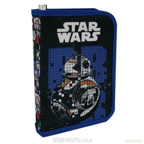 Piórnik 2-klapkowy z wyposażeniem Star Wars (Gwiezdne Wojny)