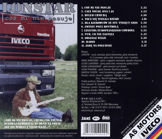 Michał Lonstar: Coś mi nie pasuje  [CD]