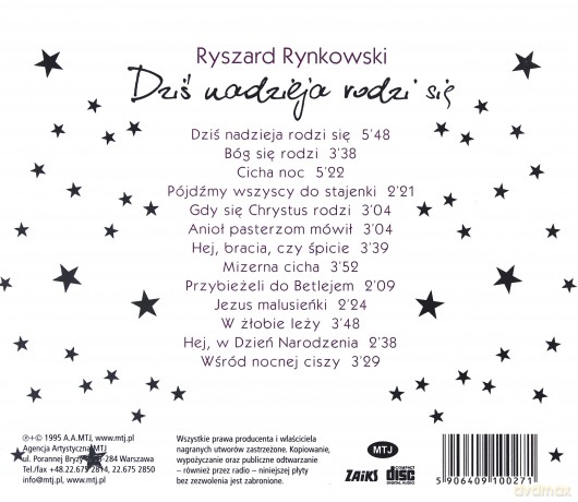 Ryszard Rynkowski: Dziś nadzieja rodzi się [CD]