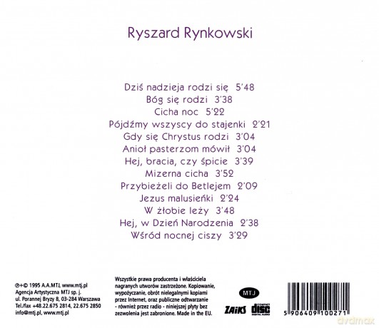 Ryszard Rynkowski: Dziś nadzieja rodzi się [CD]