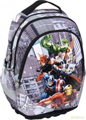 Plecak ergonomiczny trzykomorowy Avengers