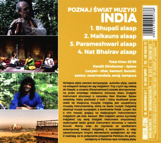 Poznaj świat muzyki. India [CD]