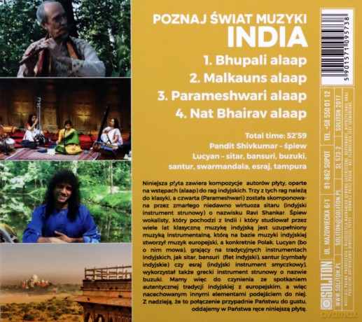 Poznaj świat muzyki. India [CD]