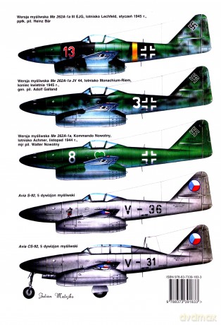 Samolot myśliwski Messerschmitt Me 262 - Tadeusz Królikiewicz [KSIĄŻKA]