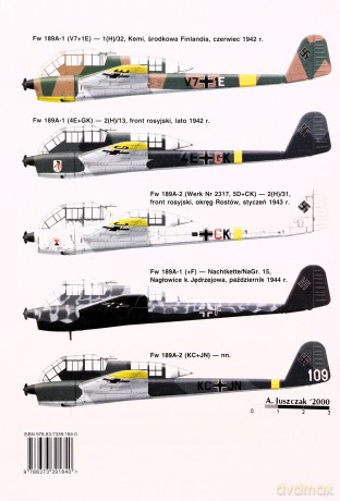 Samolot rozpoznawczy Focke-Wulf Fw 189 Uhu - Bartłomiej Belcarz [KSIĄŻKA]