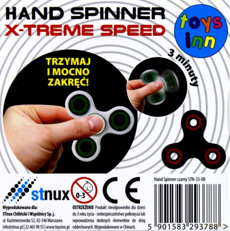 Spinner czarny