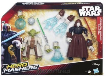 Star Wars Hero Mashers Yoda vs. Emperor Palpatine (Gwiezdne Wojny) [FIGURKA]