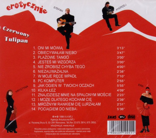 Czerwony Tulipan: Erotycznie [CD]