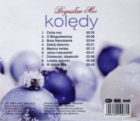 Bogusław  Mec: Po kolędzie  [CD]