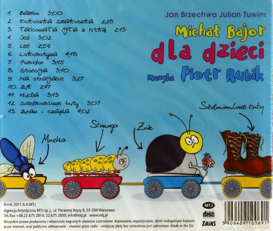 Michał Bajor: Piosenki dla dzieci śpiewa Michał Bajor [CD]
