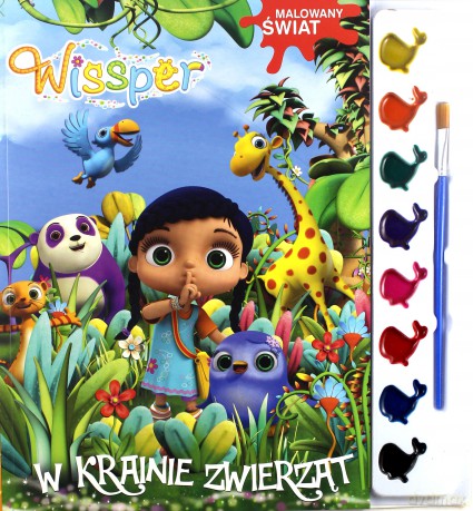 Wissper. W krainie zwierząt + farbki [KSIĄŻKA]