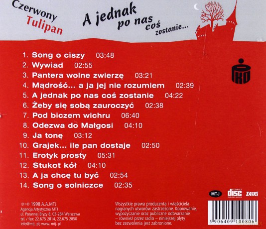 Czerwony Tulipan: A Jednak Po Nas Coś Zostanie... [CD]
