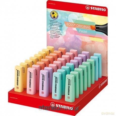Zakreślacz Boss pastelowyl (40 szt)