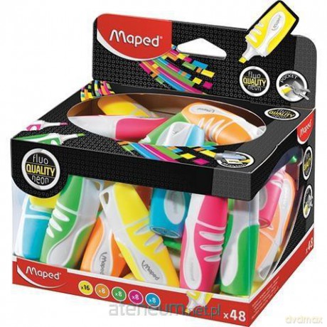 Zakreślacz Fluo Peps pocket mixl (48 szt)