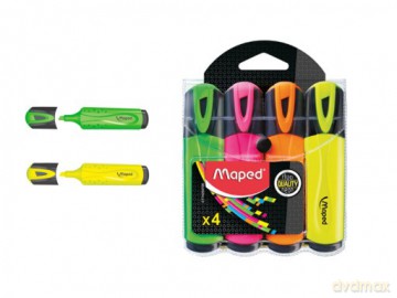 Zakreślacz Fluo Peps ultra soft mix 4 kolory