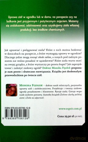 Zioła w domowym ogrodzie - dr Monika Fijołek [KSIĄŻKA]