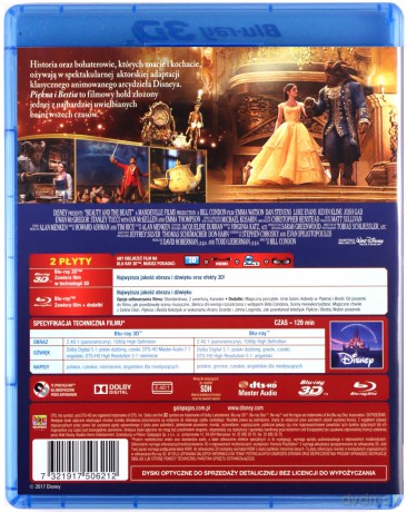 Piękna i Bestia (Disney) [Blu-Ray 3D]+[Blu-Ray]