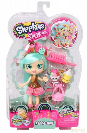 SHOPKINS Lalka Shoppies turkusowe wlosy