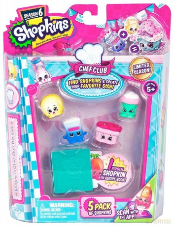 SHOPKINS S6 Chef Club 5- pack [FIGURKA]
