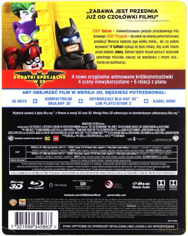 LEGO Batman: Film (steelbook) [Blu-Ray 3D]+[Blu-Ray]