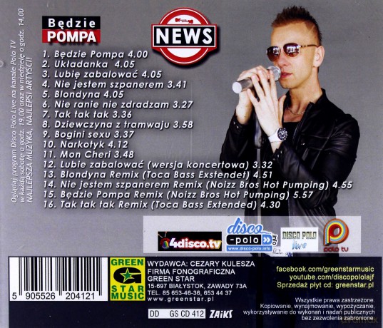 News: Będzie Pompa [CD]