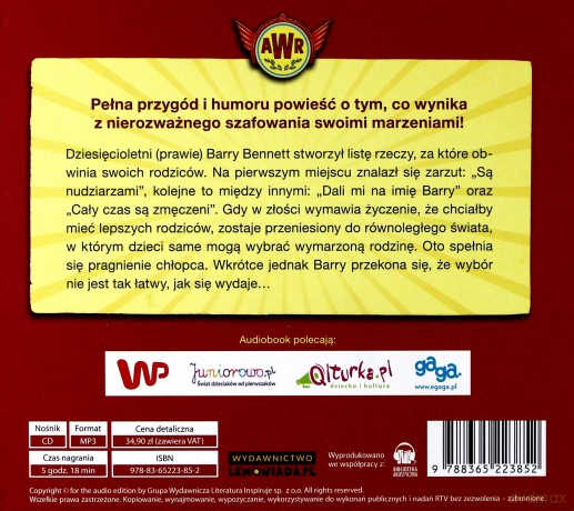 Agencja wynajmu rodziców - David Baddiel [AUDIOBOOK]