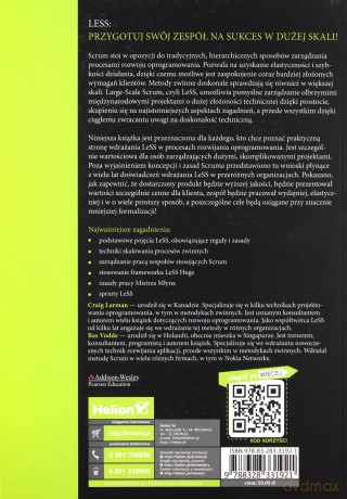 Large-scale scrum. Zwinne zarządzanie dużym projektem z less - Craig Larman [KSIĄŻKA]