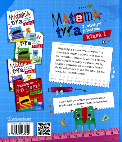 Matematyka z wesołymi potworami klasa 1 [KSIĄŻKA]