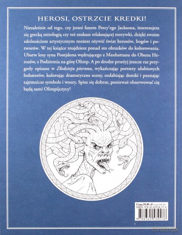 Percy Jackson. Książka do kolorowania - Rick Riordan [KSIĄŻKA]