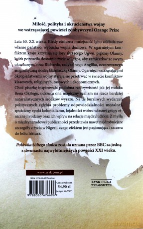 Połówka żółtego Słońca - Chimamanda Ngozi Adichie [KSIĄŻKA]