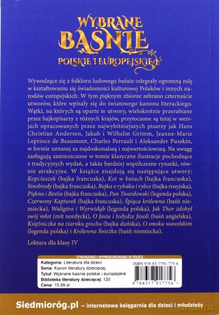 Wybrane baśnie polskie i europejskie [KSIĄŻKA]