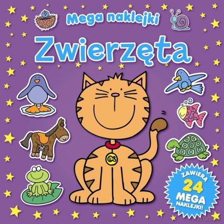 Zwierzęta. Mega naklejki [KSIĄŻKA]