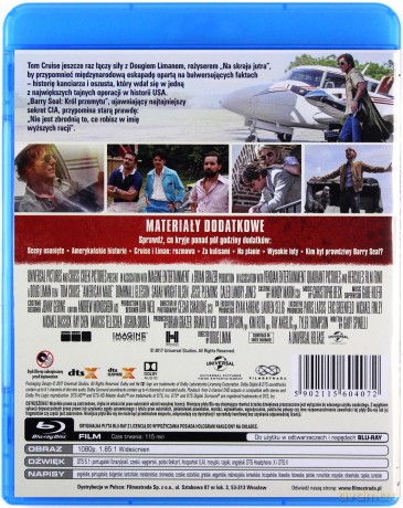 Barry Seal: Król przemytu [Blu-Ray]