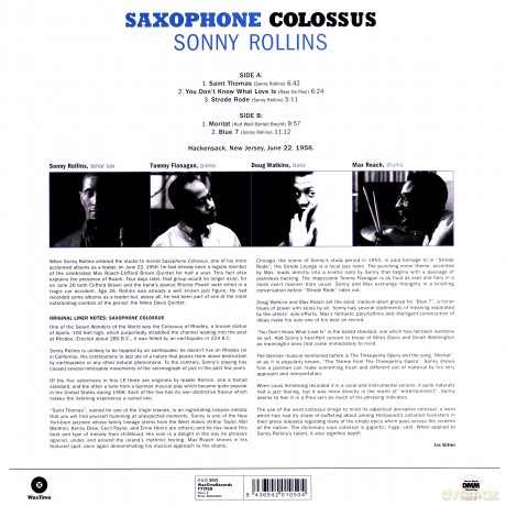 Sonny Rollins: Saxophone Colossus [Winyl]