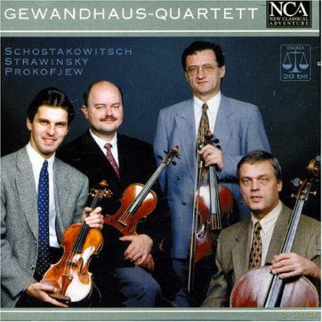 Gewandhaus Quartet: Shostakovich: String Quartet /Stravinsky: three Pieces [CD]