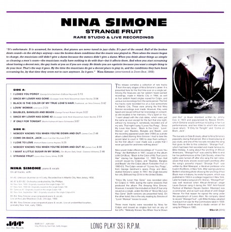 Nina Simone: Strange Fruit [Winyl]