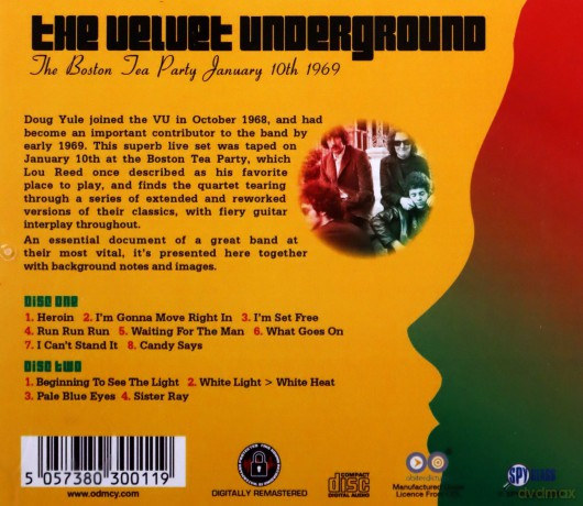 Velvet Underground: The Boston Tea Party January 10th 1969 [2CD]