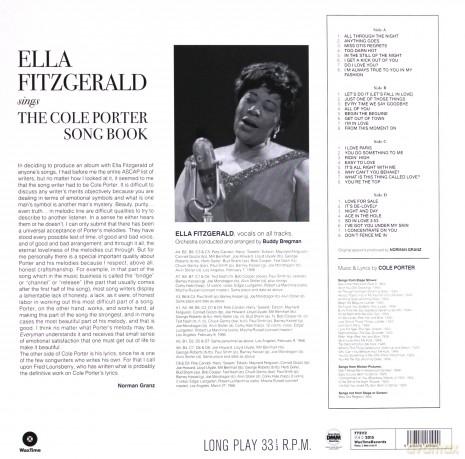 Ella Firzgerald: The Cole Porter Songbook [2xWinyl]