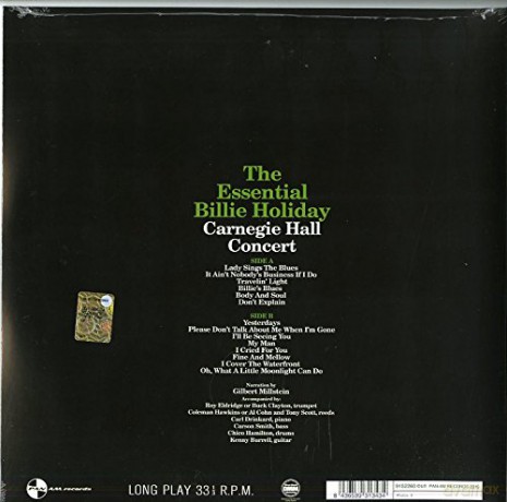 Billie Holiday: The Essential Carnegie Hall Concert 1956 [Winyl]