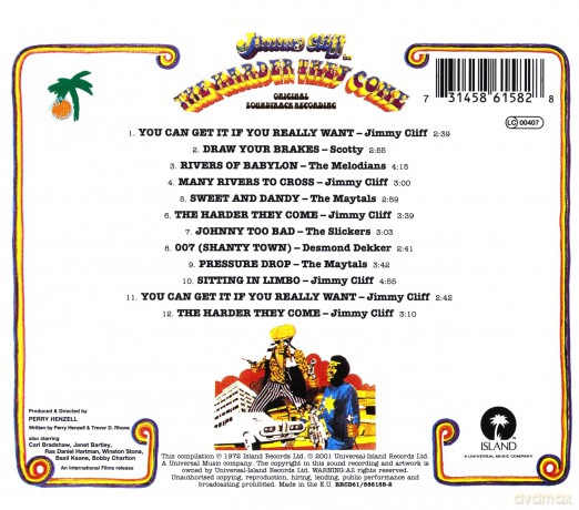 Jimmy Cliff: The Harder they Come [CD]
