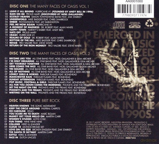 Oasis: The Many Faces Of Oasis [3CD]