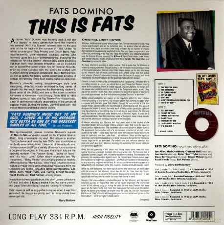 Fats Domino: this Is Fats Domino [Winyl]