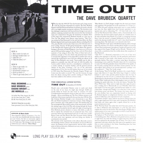 Dave Brubeck Quartet: Time Out [Winyl]