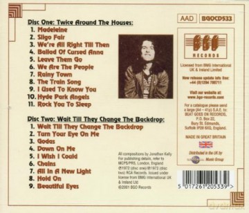 Jonathan Kelly: Twice Around He Houses/ Wait Till they [2CD]