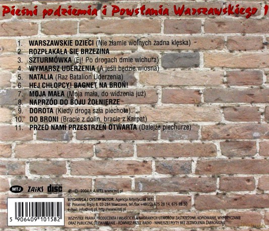 Zespół Teatru Klasycznego: Pieśni podziemia i Powstania Warszawskiego cz. 1 [CD]