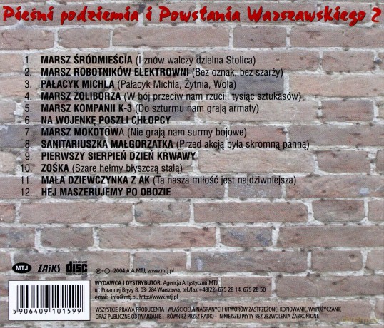 Zespół Teatru Klasycznego: Pieśni podziemia i Powstania Warszawskiego cz. 2 [CD]