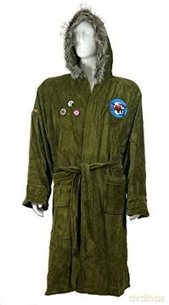 Jam: Union Jack Parka Bathrobe (Luxury Toweling)